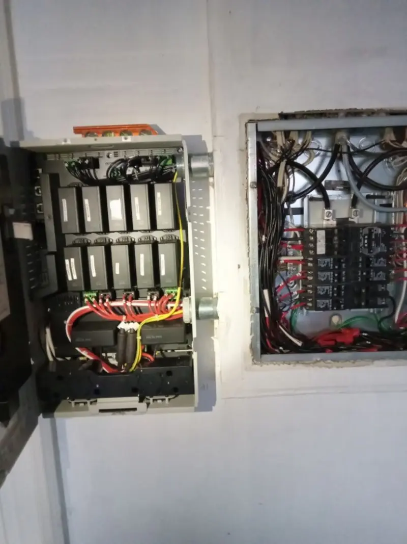 Electrical panel upgrade completed for Landscape Lighting Installation in Macedonia